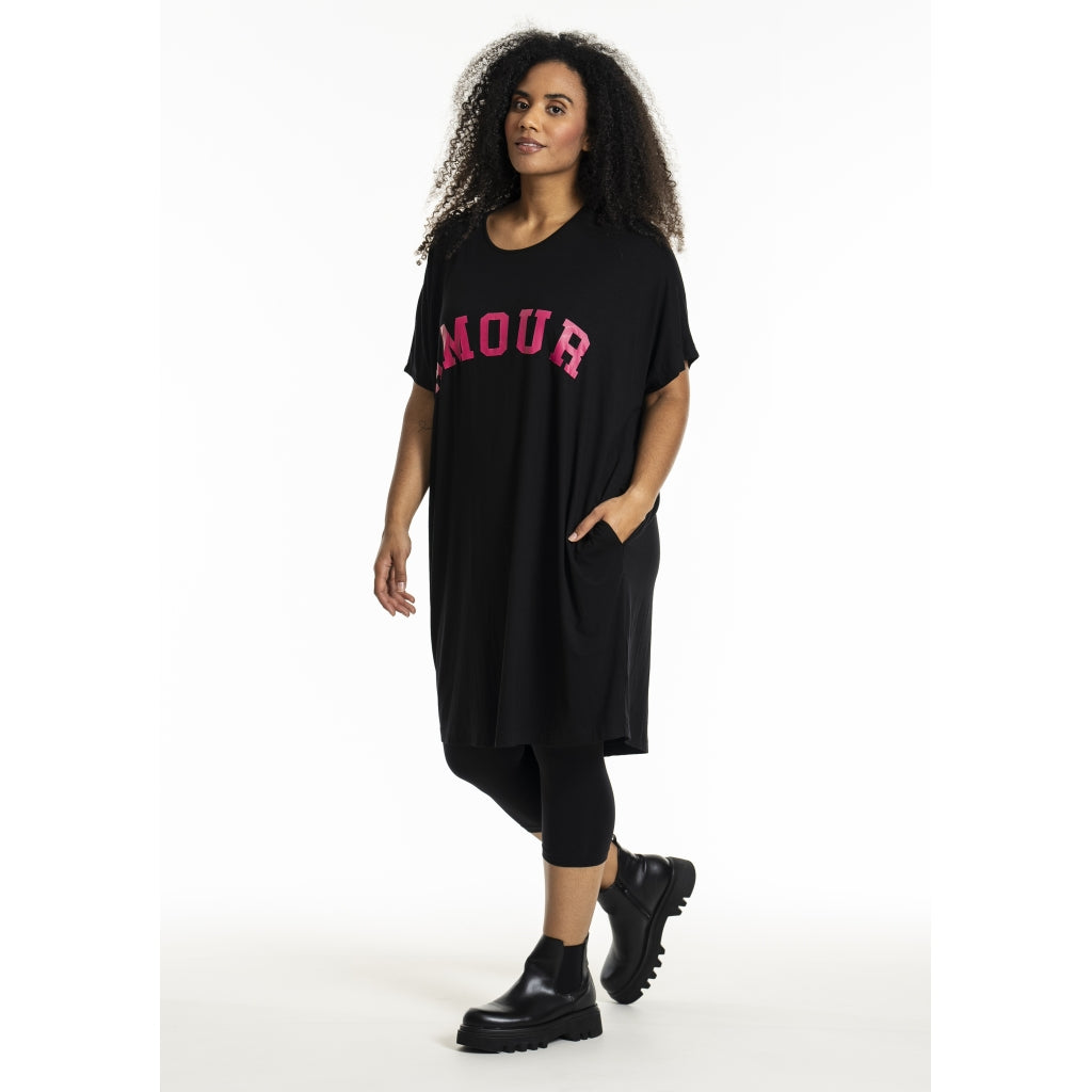 Studio SAne Dress Dress Black with Pink