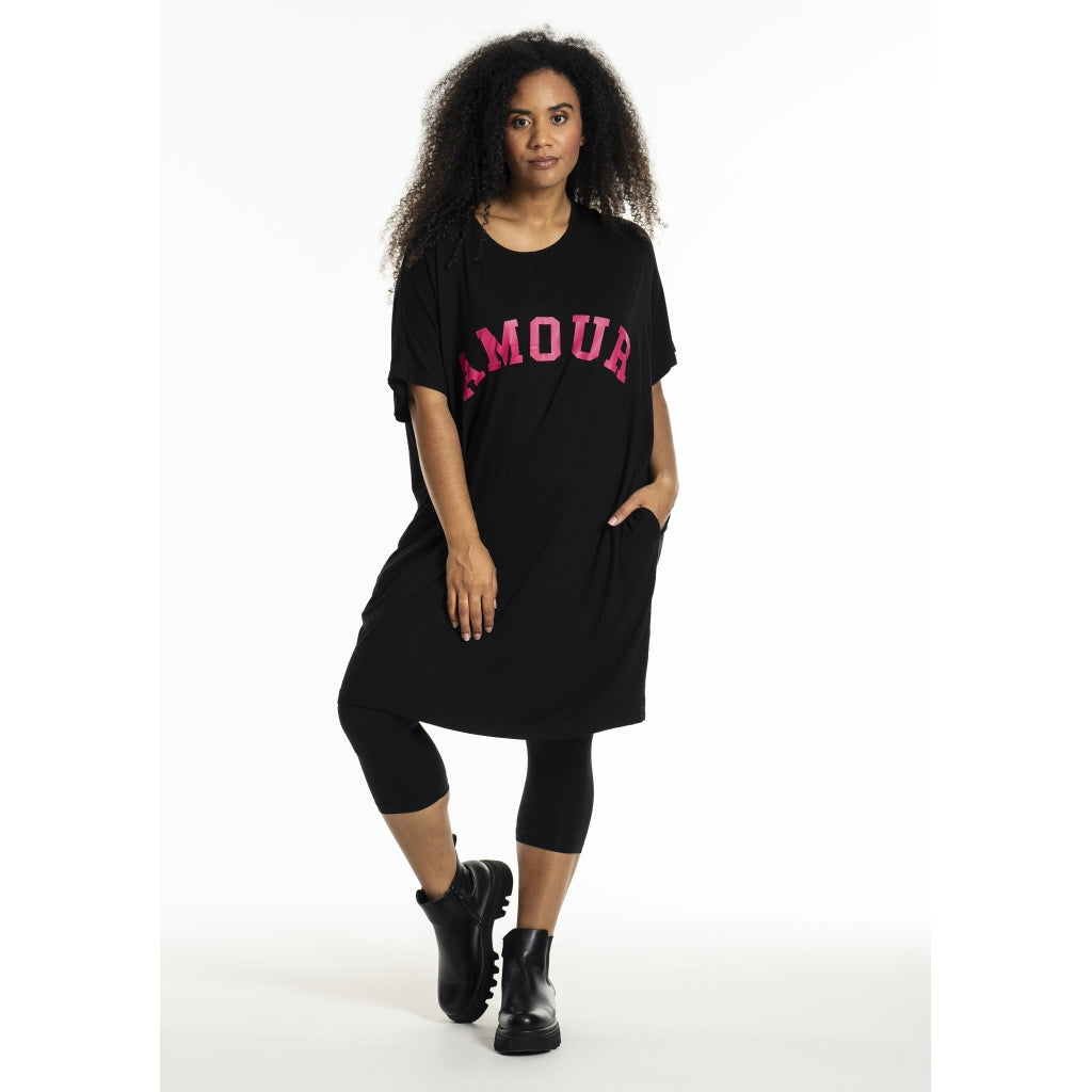 Studio SAne Dress Dress Black with Pink