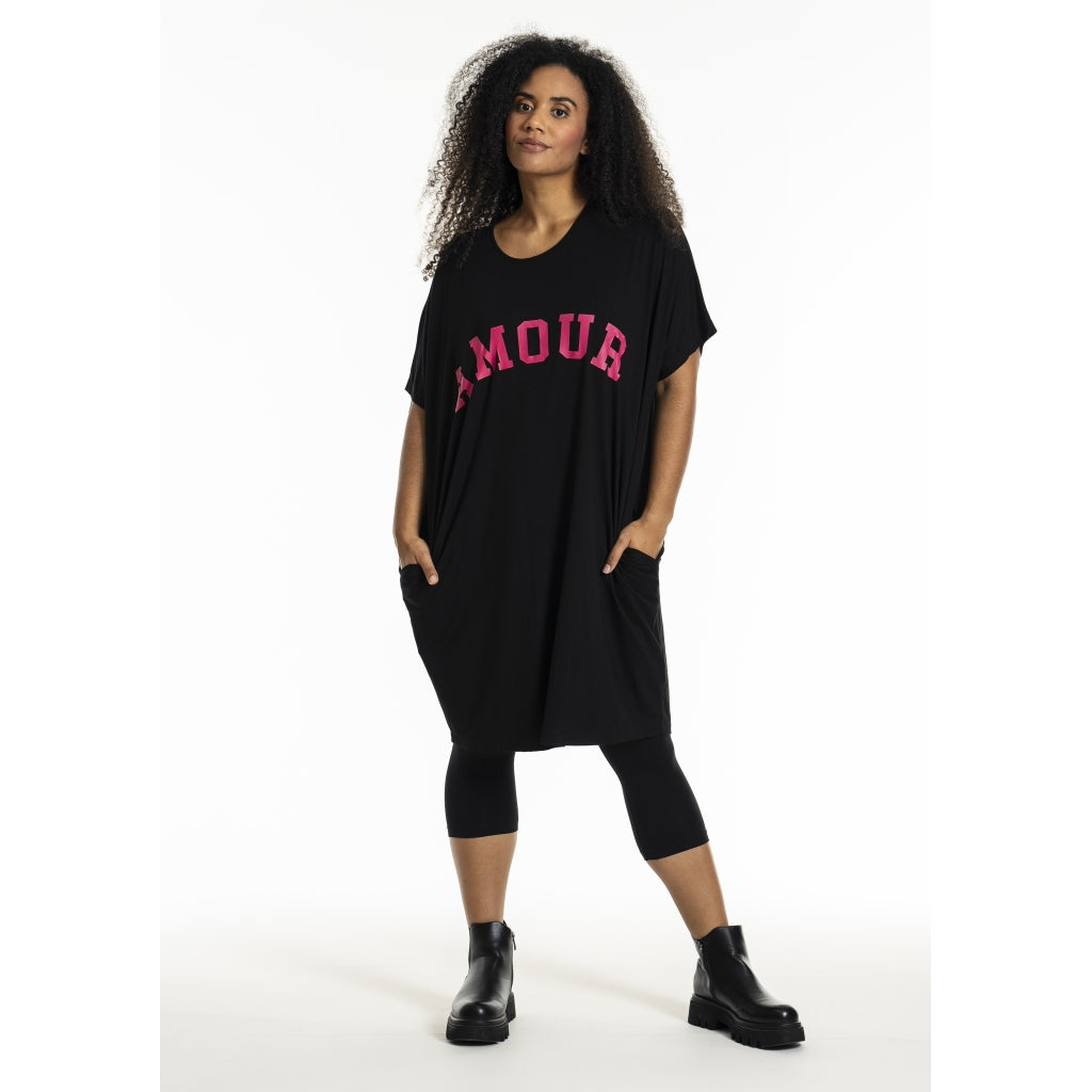 Studio SAne Dress Dress Black with Pink