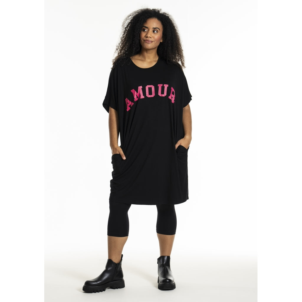 Studio SAne Dress Dress Black with Pink