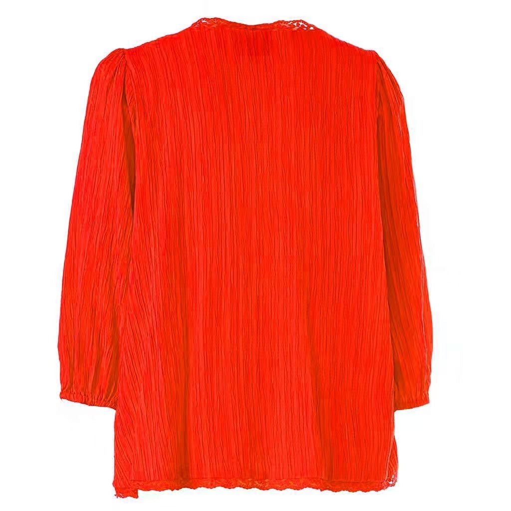 Studio SAntonia cardigan blouse Cardigan blouse Red