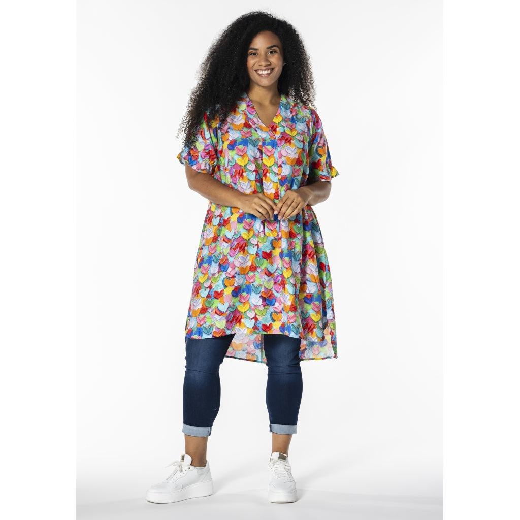 Studio SElma Shirt new sleeve Shirt Colorfull Flowers