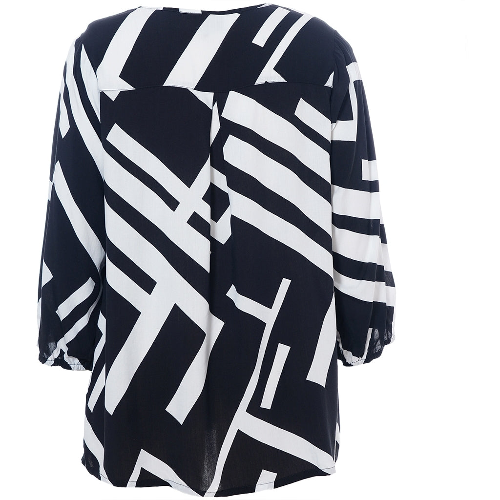 Studio SEmmy Blouse Blouse Black with white squares