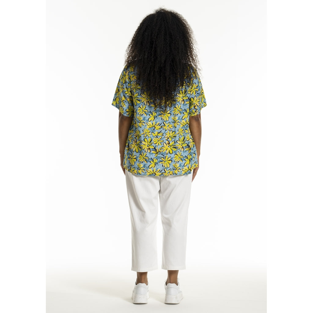 Studio SEsther Blouse Blouse Blue yellow green flowers