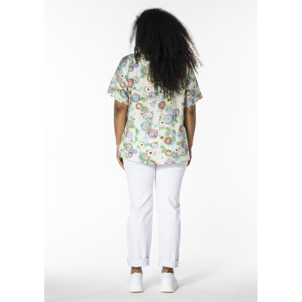 Studio SEsther Blouse Blouse Circle green mix