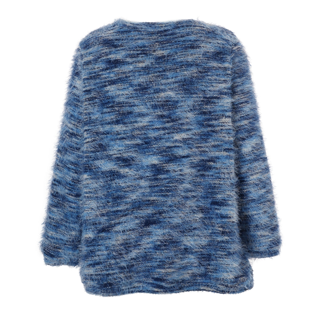 Studio SGinette Knit Sweater Blouse Blue