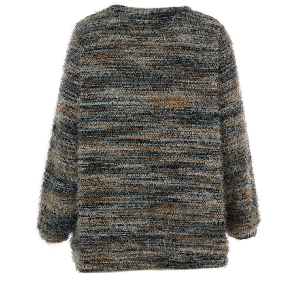Studio SGinette Knit Sweater Blouse Green