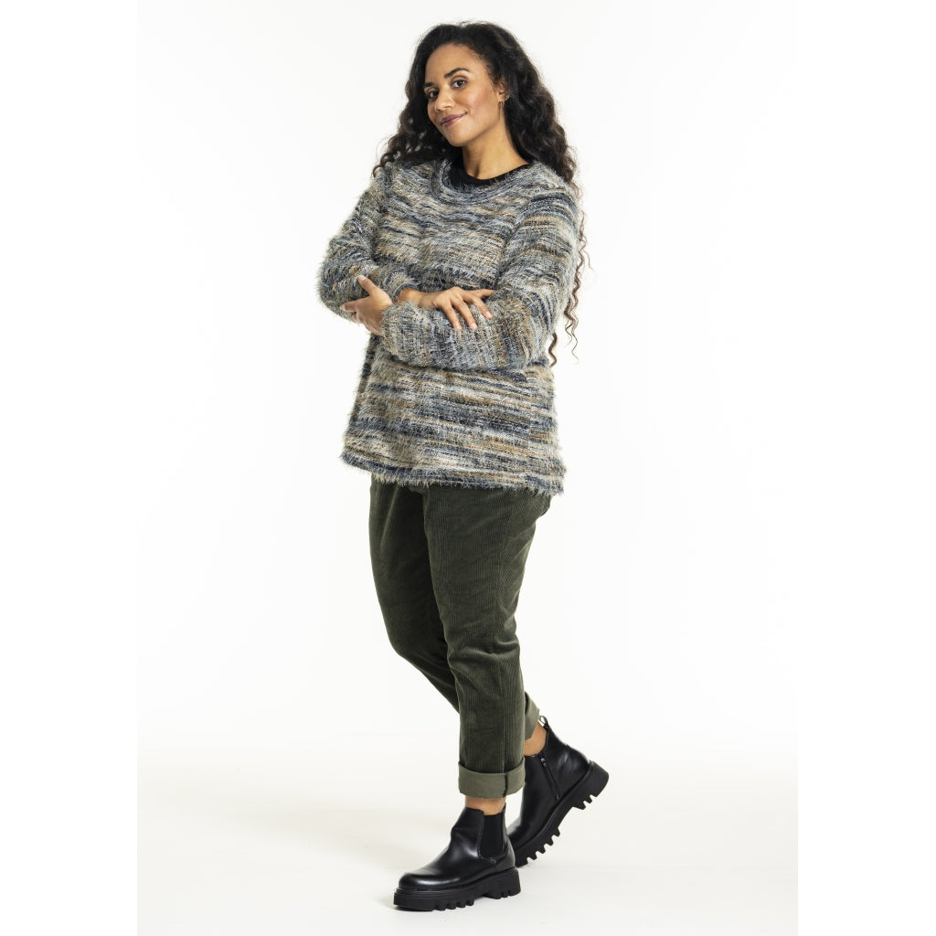 Studio SGinette Knit Sweater Blouse Green