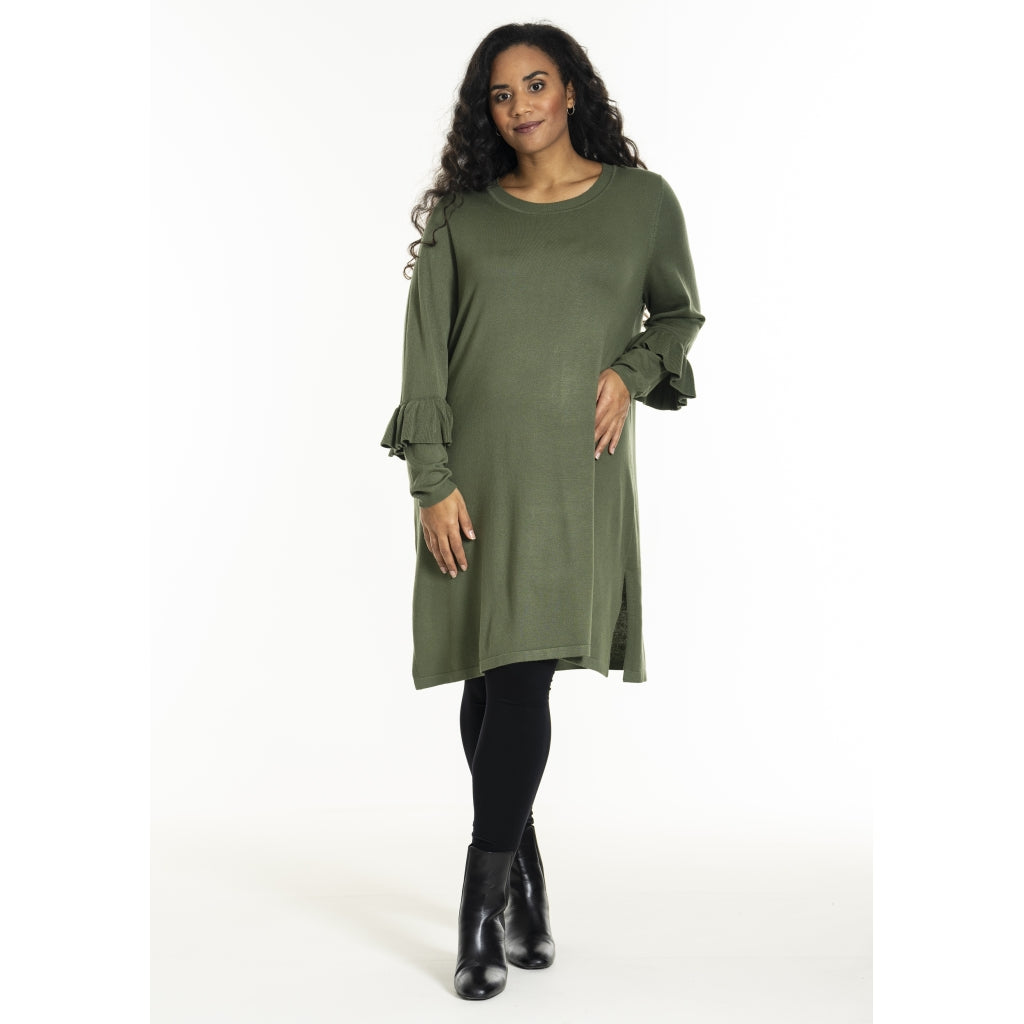 Studio SGitten knitted dress Dress Green