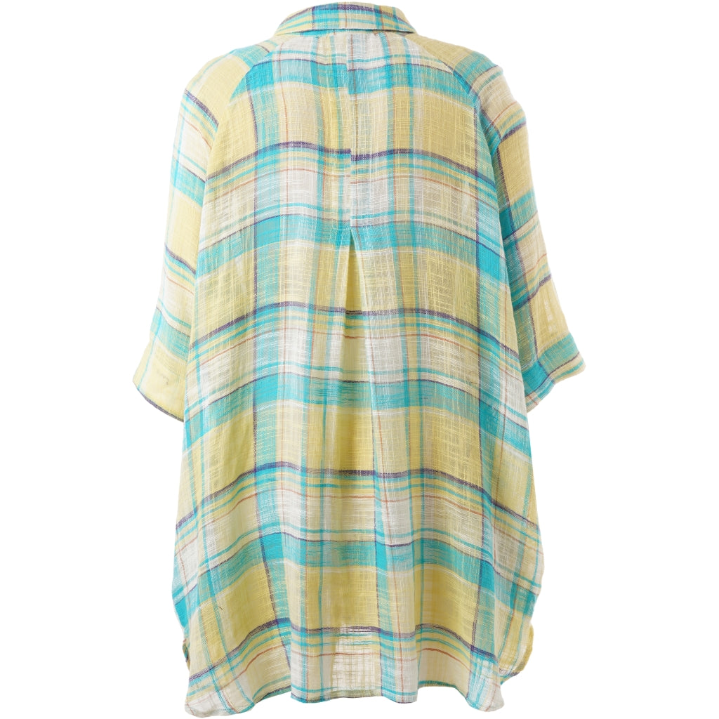 Studio SGyda Shirt Shirt Blue yellow check