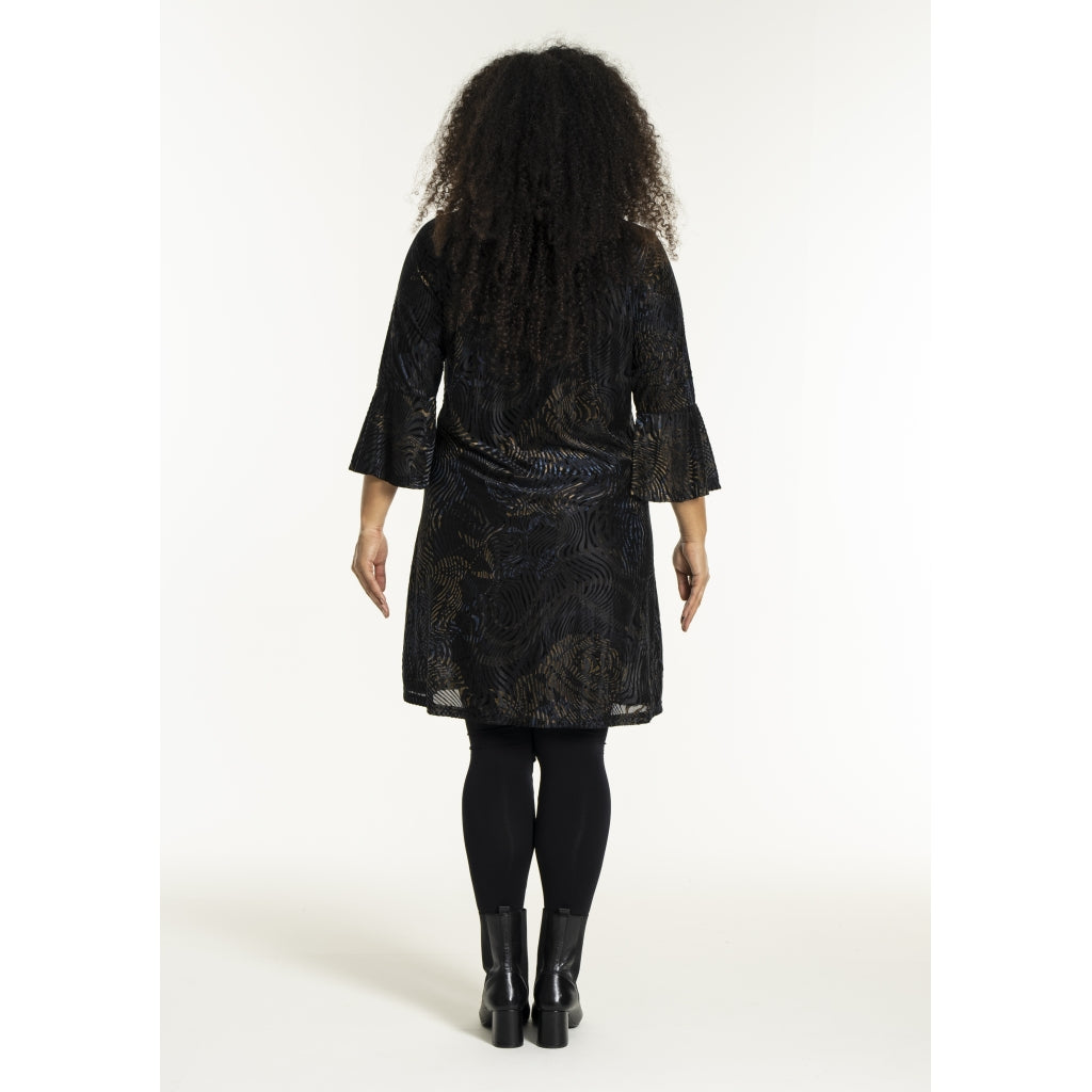 Studio SHelda Dress Dress Navy/gold flock