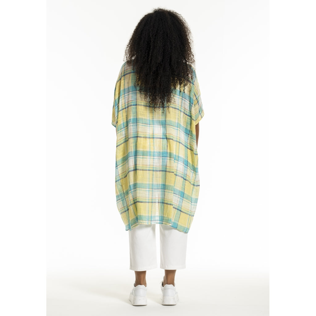 Studio SJanita Dress Dress Blue yellow check