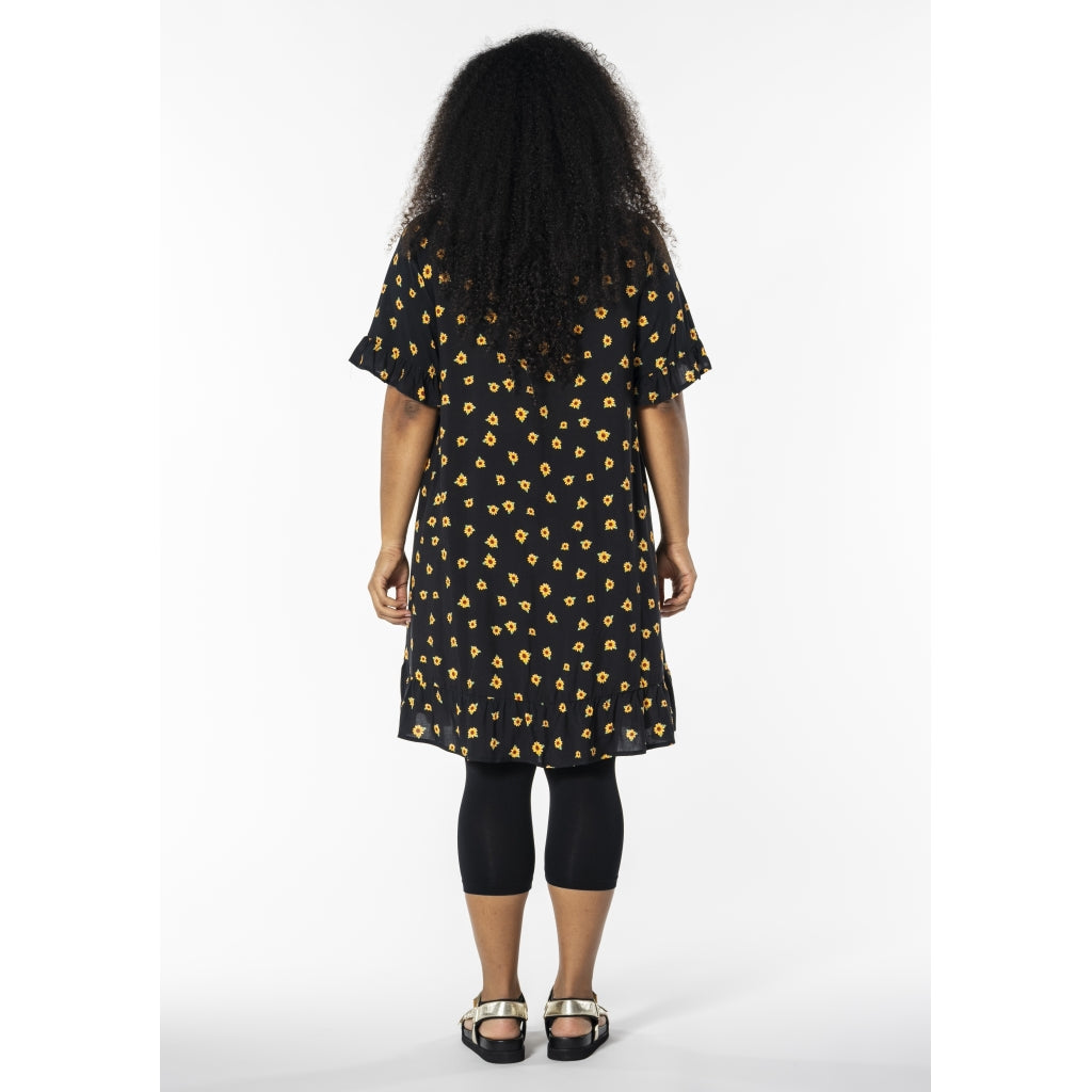 Studio SJette Dress Dress Black with sunflower