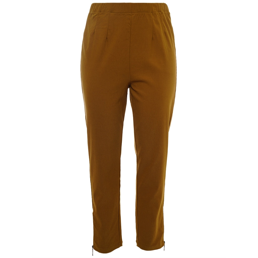 Studio SLena pants with zipper 7/8 Pant Yellow