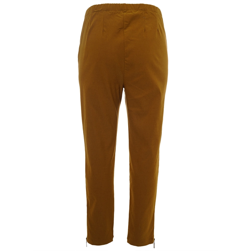 Studio SLena pants with zipper 7/8 Pant Yellow