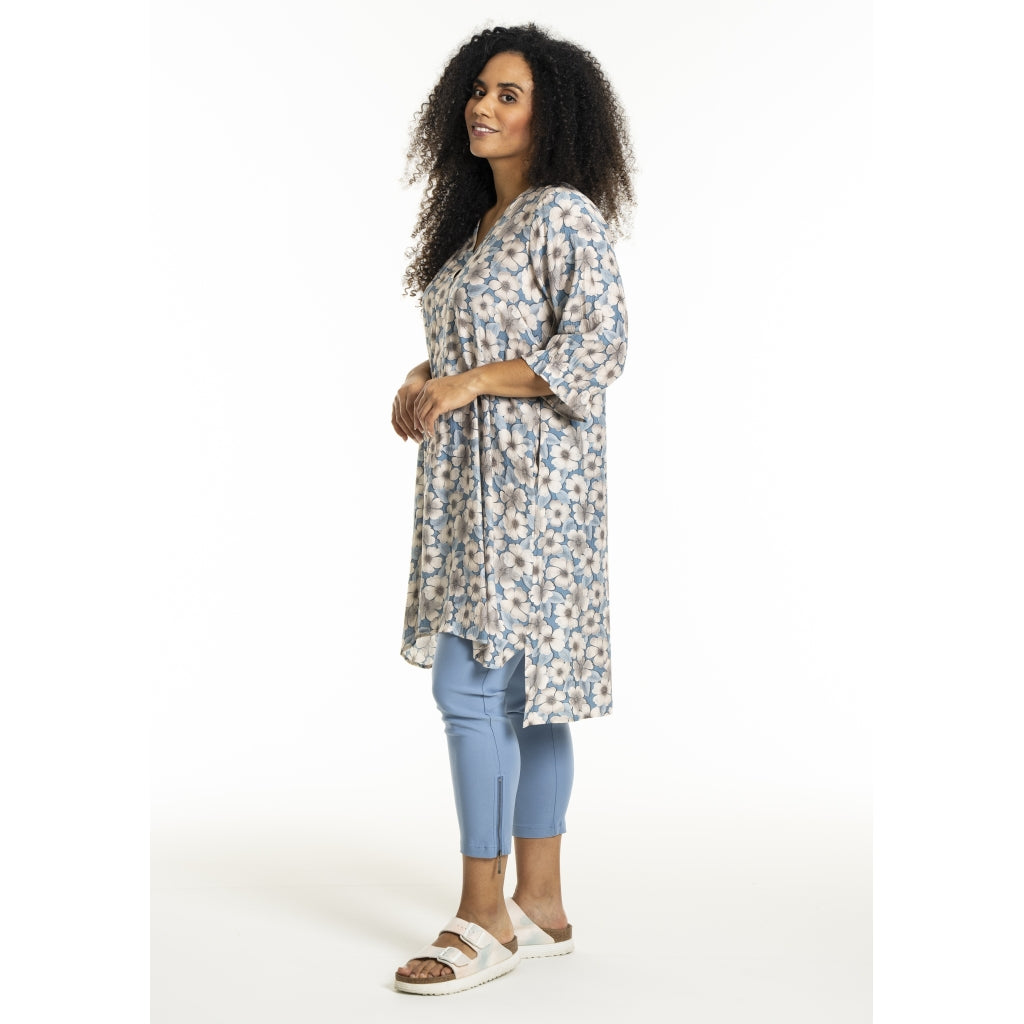 Studio SLena pants with zipper 7/8 Pant light Blue