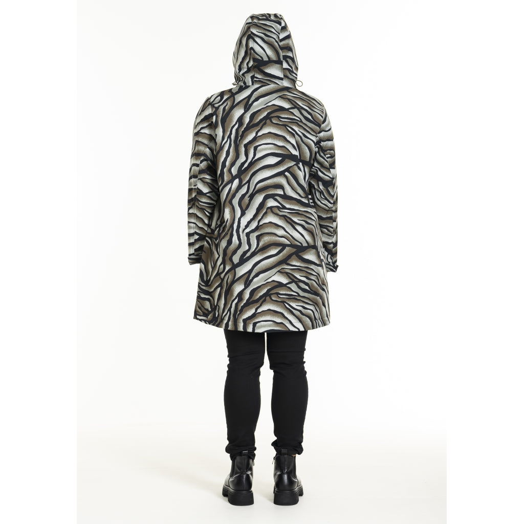 Studio SLotte Softshell Jacket Jacket Green leo print