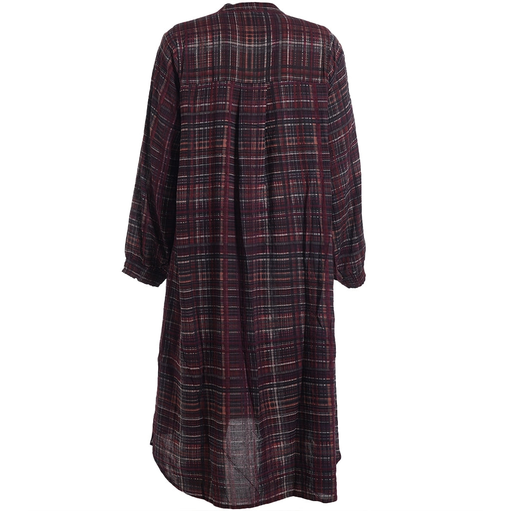 Studio SNoelia Dress Dress Bordeaux Checks