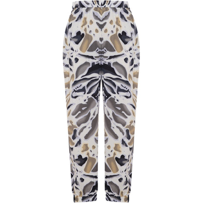 Studio Christine Trousers Trousers Sand with tiny black flowers