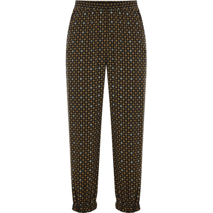 Studio Christine Trousers Trousers Black With Camel