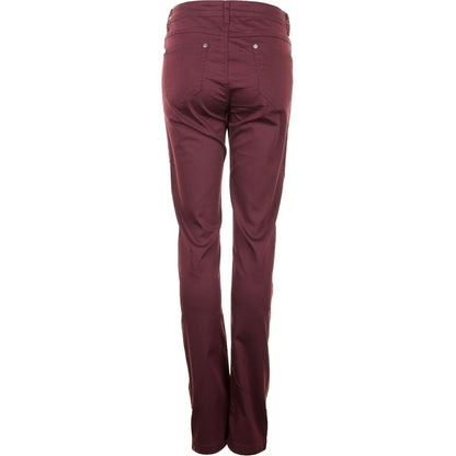 Studio Fit 55 Pants Twill Pants Wine Red