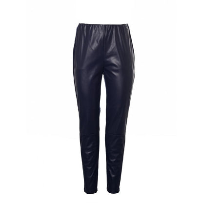 Studio Læder look leggings fra STUDIO CLOTHING Leggings Navy