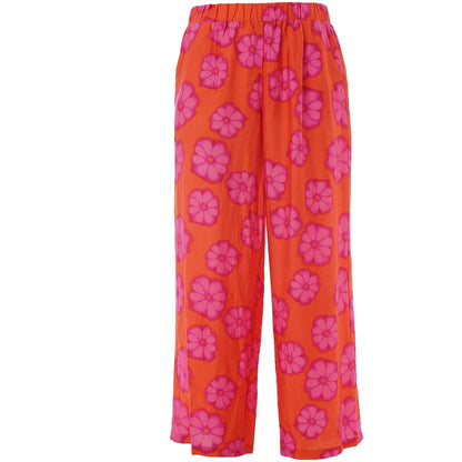 Studio SAbigail Pants Pants Orange with pink