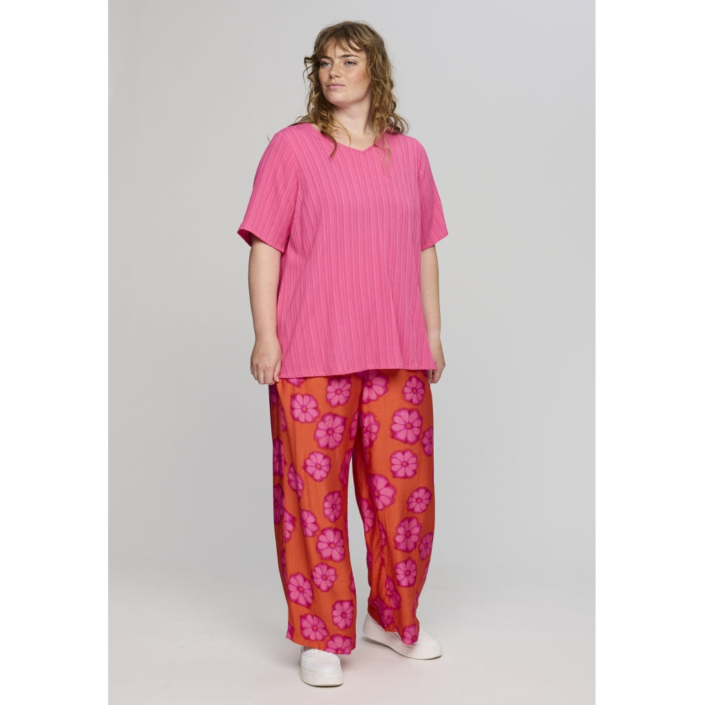 Studio SAbigail Pants Pants Orange with pink