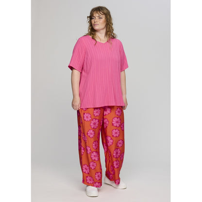 Studio SAbigail Pants Pants Orange with pink