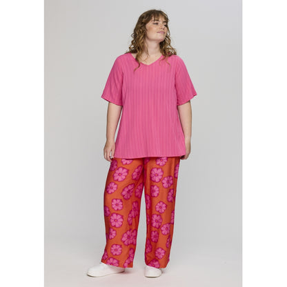 Studio SAbigail Pants Pants Orange with pink