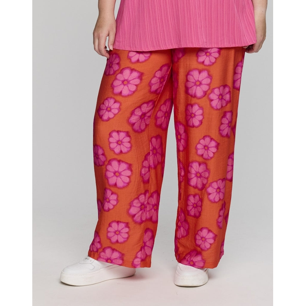 Studio SAbigail Pants Pants Orange with pink