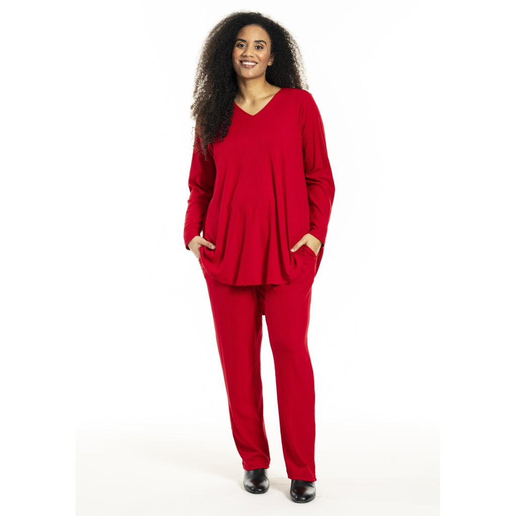 Studio SAlbine Rib staight leg trousers Trousers
