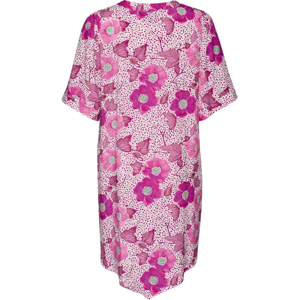 Studio SAlessia Tunic Tunic White with pink flowers