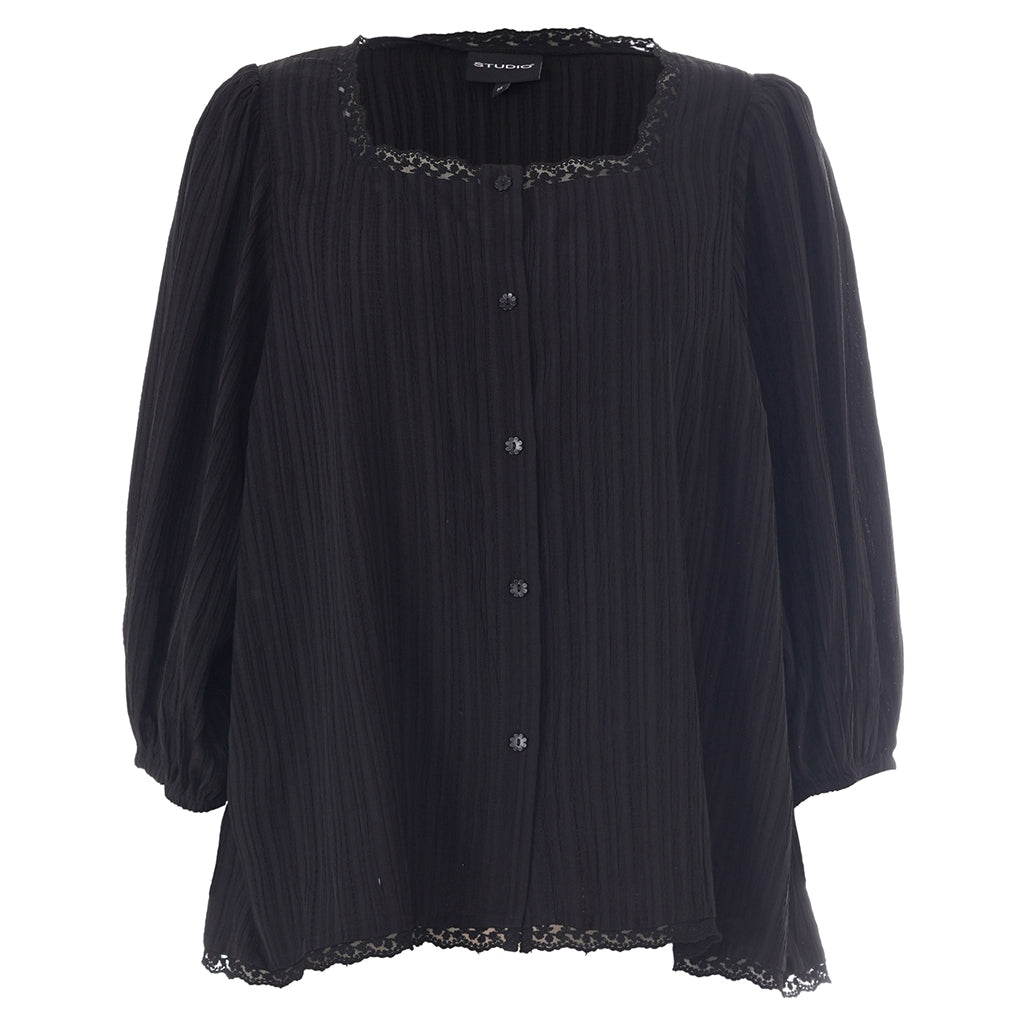 Studio SAntonia cardigan blouse Cardigan blouse Black