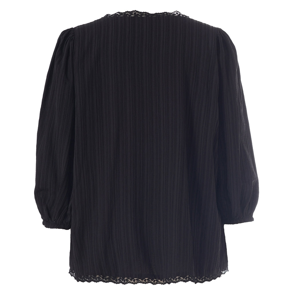 Studio SAntonia cardigan blouse Cardigan blouse Black