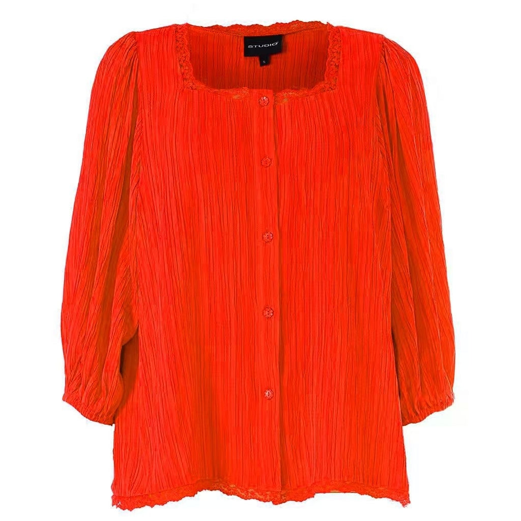 Studio SAntonia cardigan blouse Cardigan blouse Red