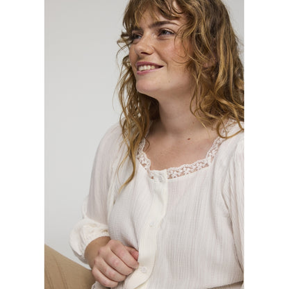 Studio SAntonia cardigan blouse Cardigan blouse White