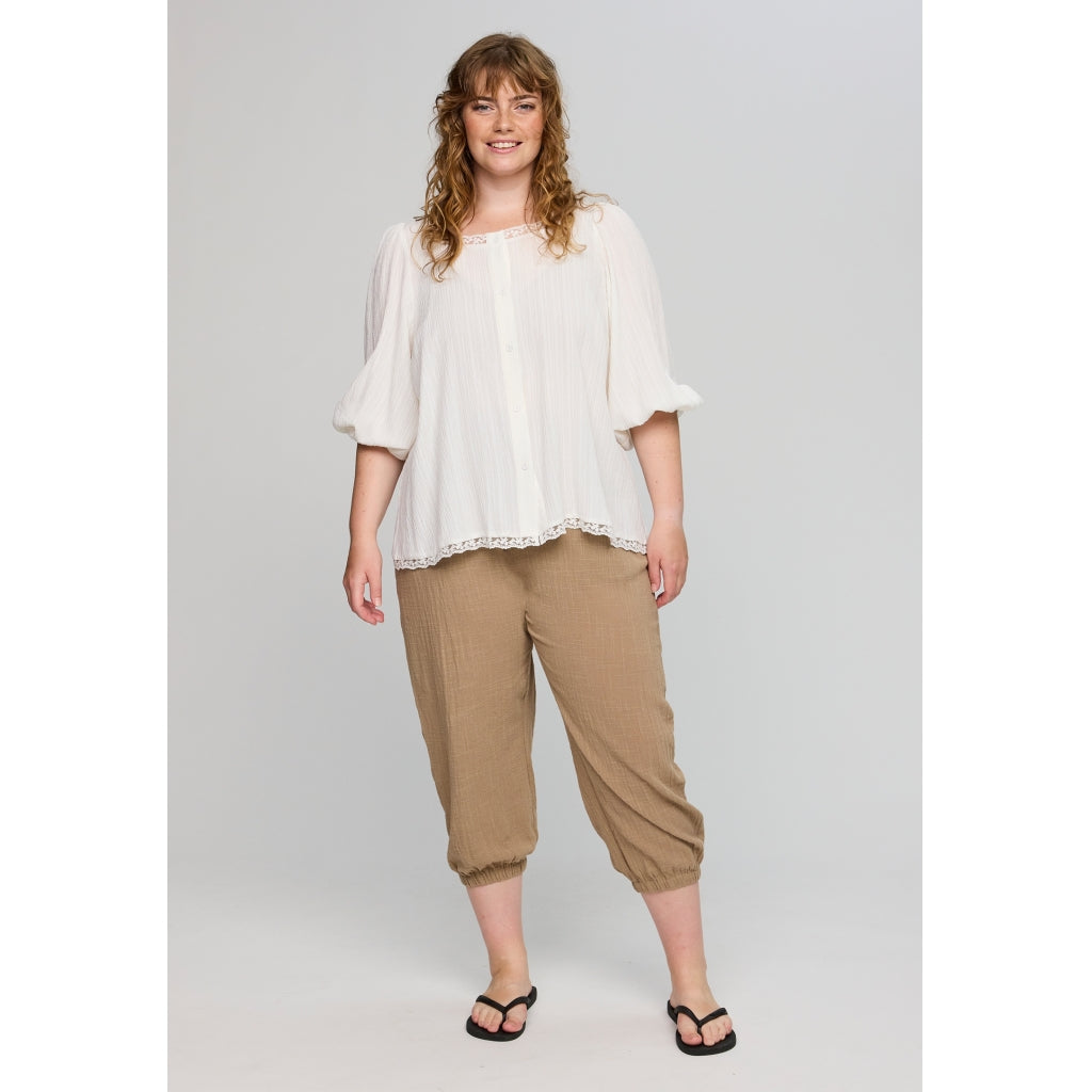 Studio SAntonia cardigan blouse Cardigan blouse White