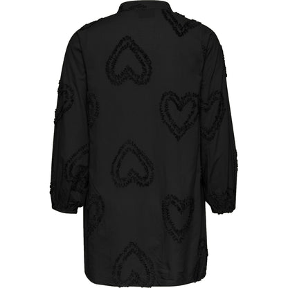 Studio SAria Tunic with hearts Tunic Black