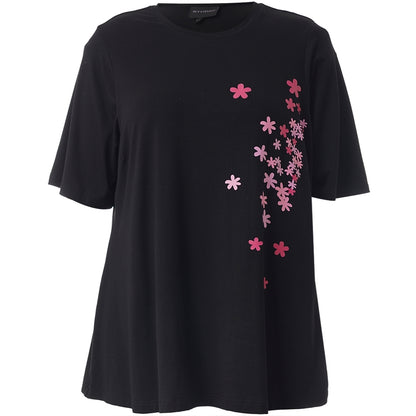 Studio SBella T-Shirt with print T-Shirt Black with Pink