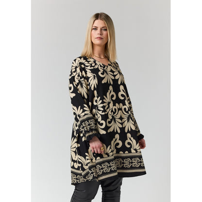Studio SBirgitte Dress Dress Black with border print