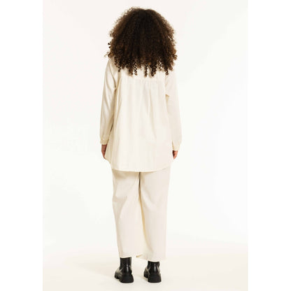 Studio SBirret Wide Trousers Trousers Off-White