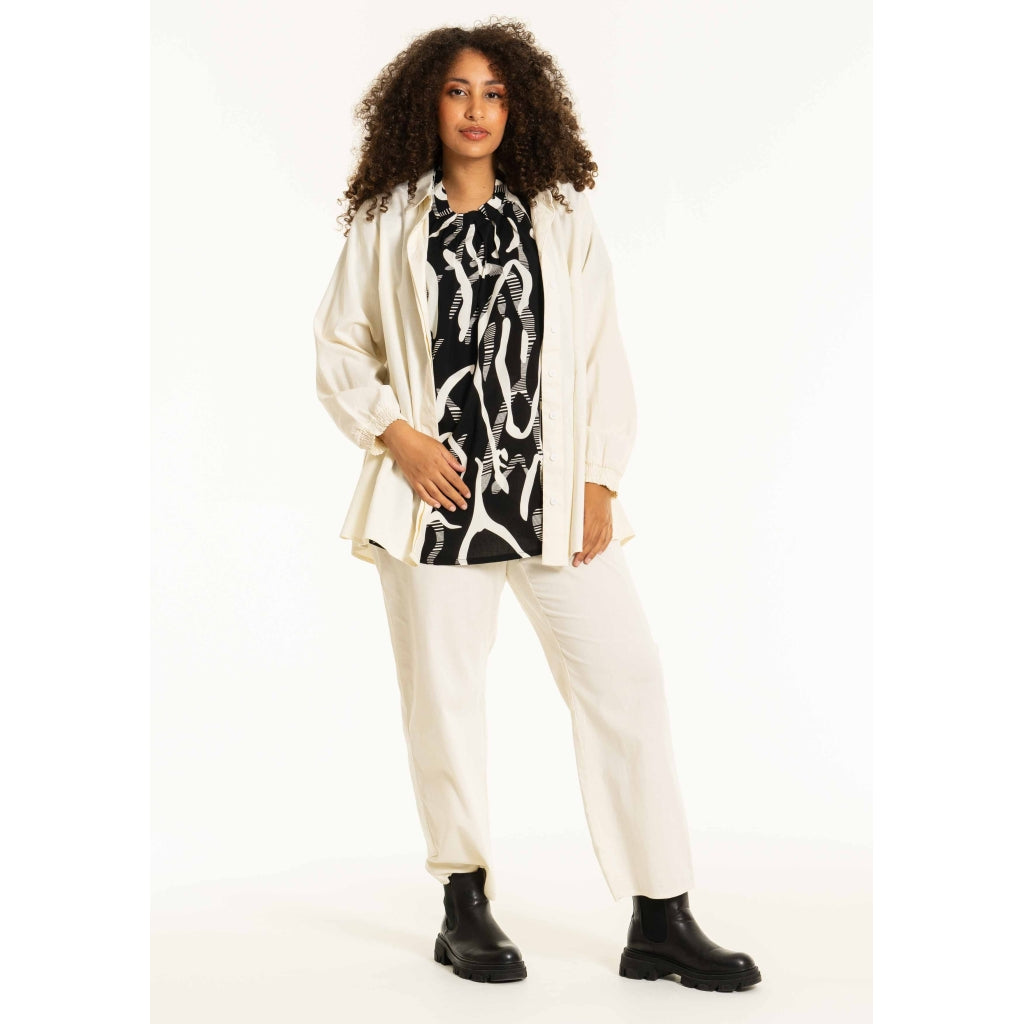 Studio SBirret Wide Trousers Trousers Off-White