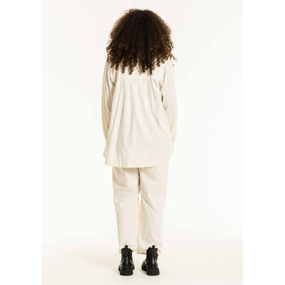 Studio SBirret Wide Trousers Trousers Off-White
