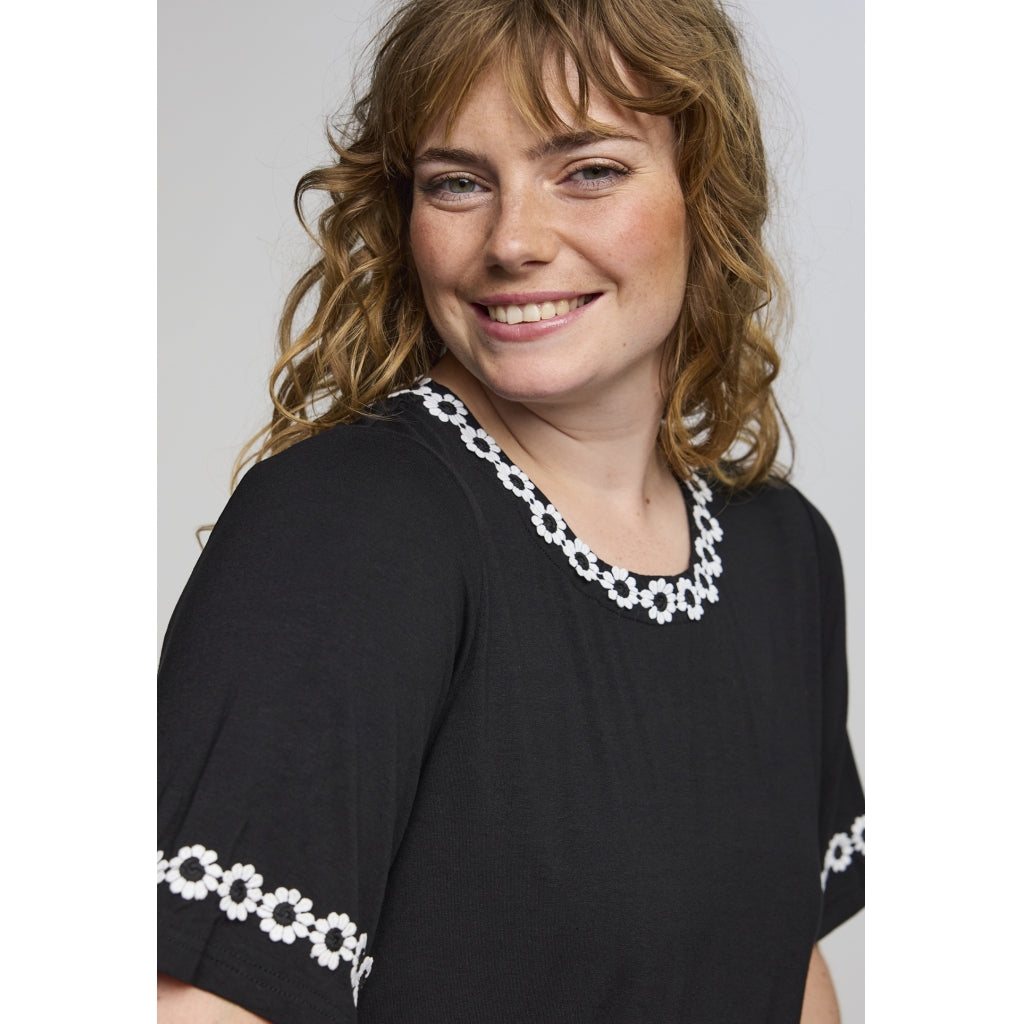 Studio SBlair Dress Dress black with white flowers