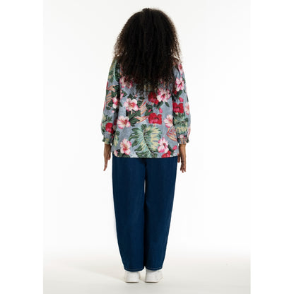 Studio SBonni Shirt Shirt Stripe with flower print