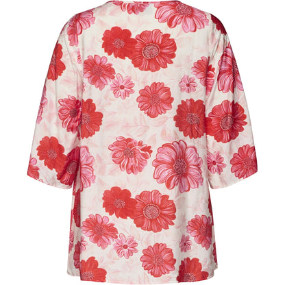 Studio SCamilla Tunic Tunic White with Red Flower