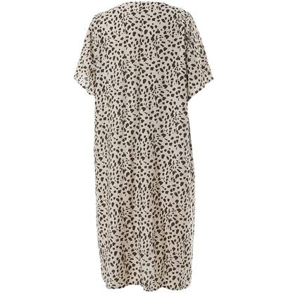 Studio SCarmen Dress Dress Sand + Leo print