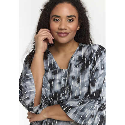 Studio SClara Dress Dress Black grey batik