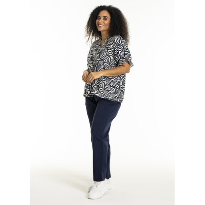 Studio SDasie Blouse Blouse Navy/Off-White